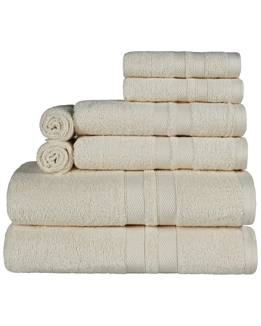 Cotton 8-Piece Assorted Towel Set - Ivory image