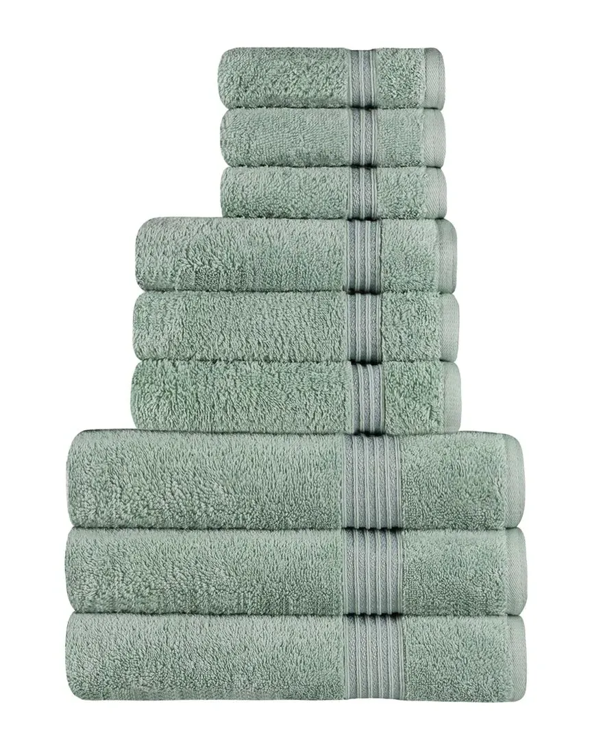 Egyptian Cotton 9pc Towel Set - Sage image