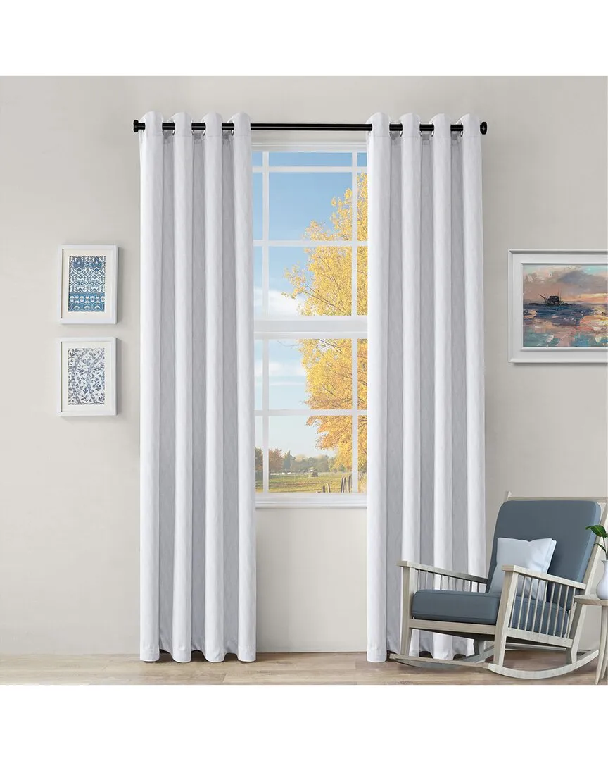 Zuri Blackout Curtains with Grommet Top - Off White, Polyester image