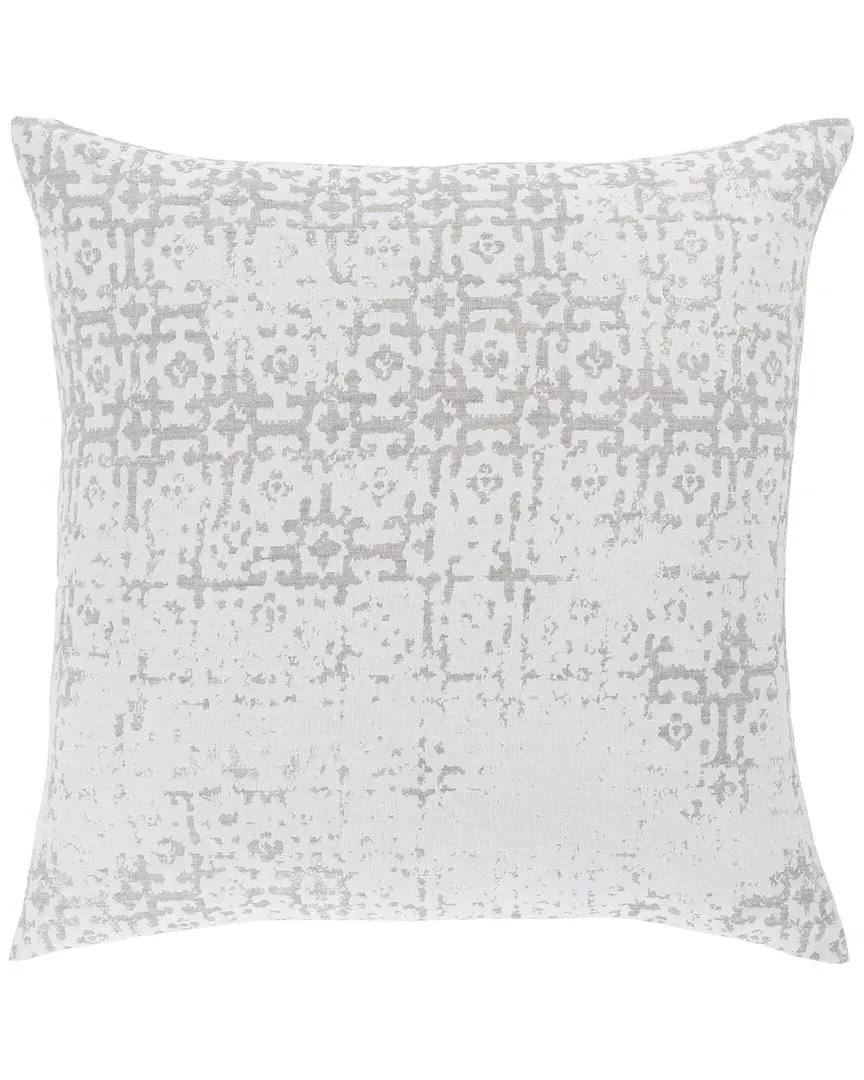 Abstraction Euro Sham - Light Grey, Cotton image