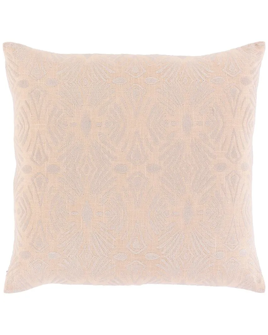 Accra Down Pillow - Peach, Cotton image