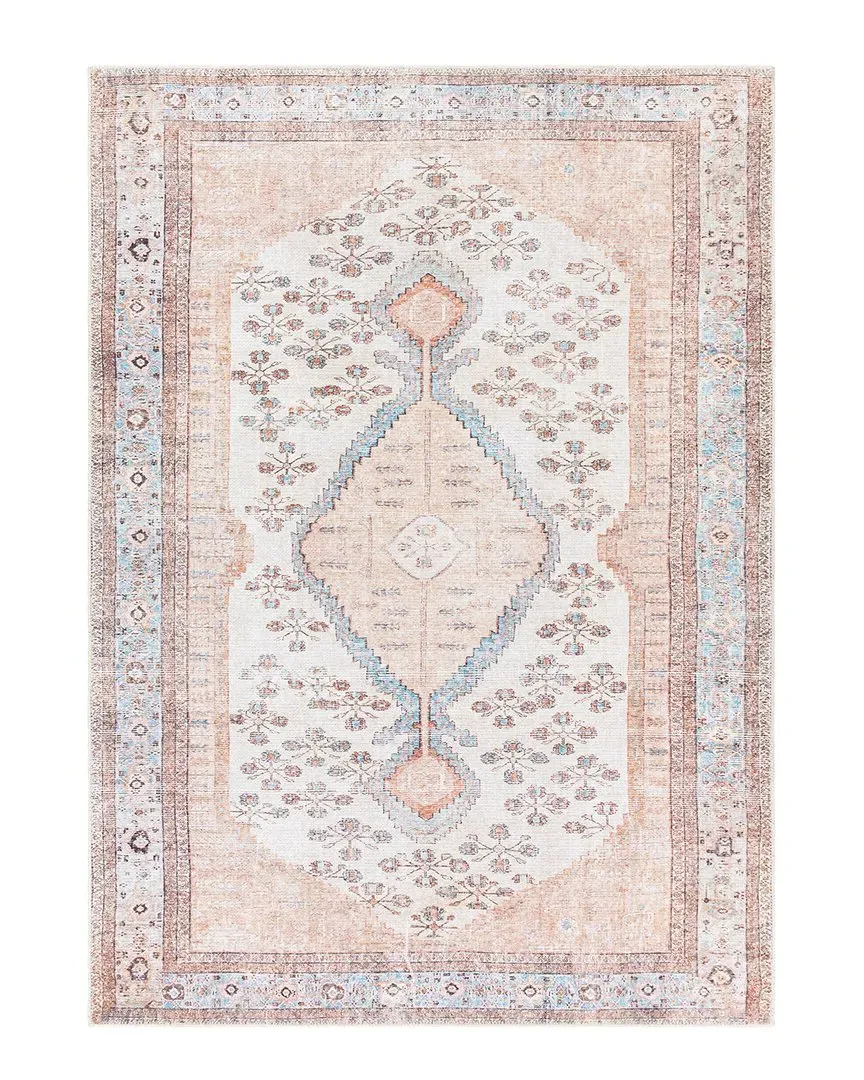 Amelie Machine Washable Rug - Blush, Chenille-Polyester image