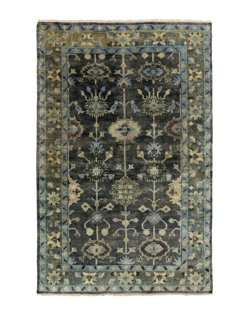 Antique Hand Knotted Rug - Gray, Wool image
