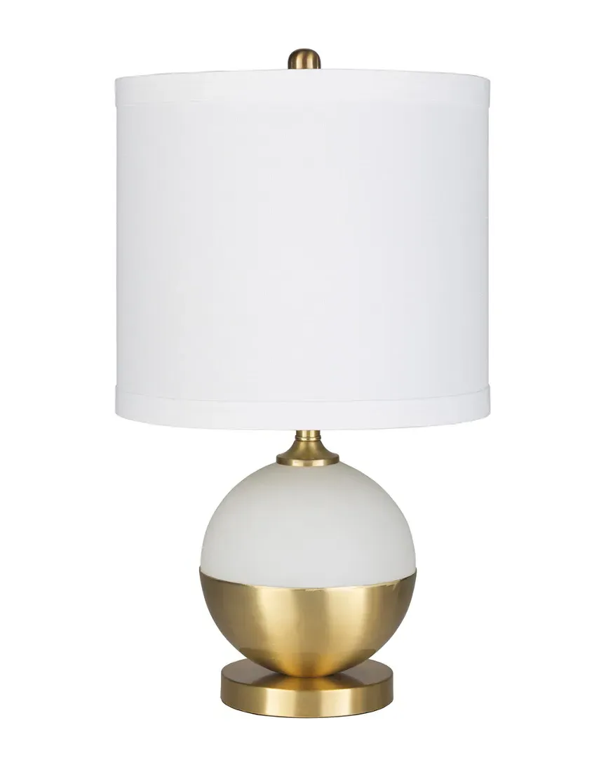 Askew Table Lamp - White, Gold image