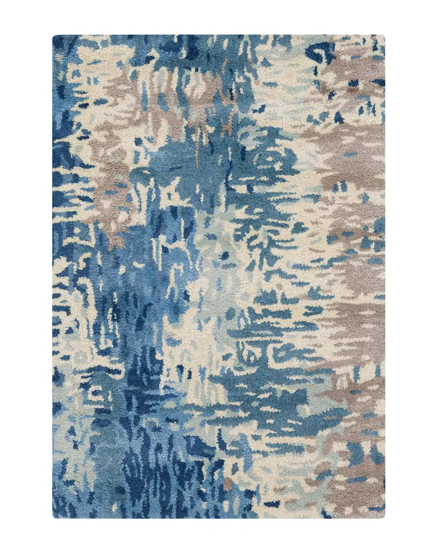 Banshee Hand-Tufted Rug - Blue, Wool image