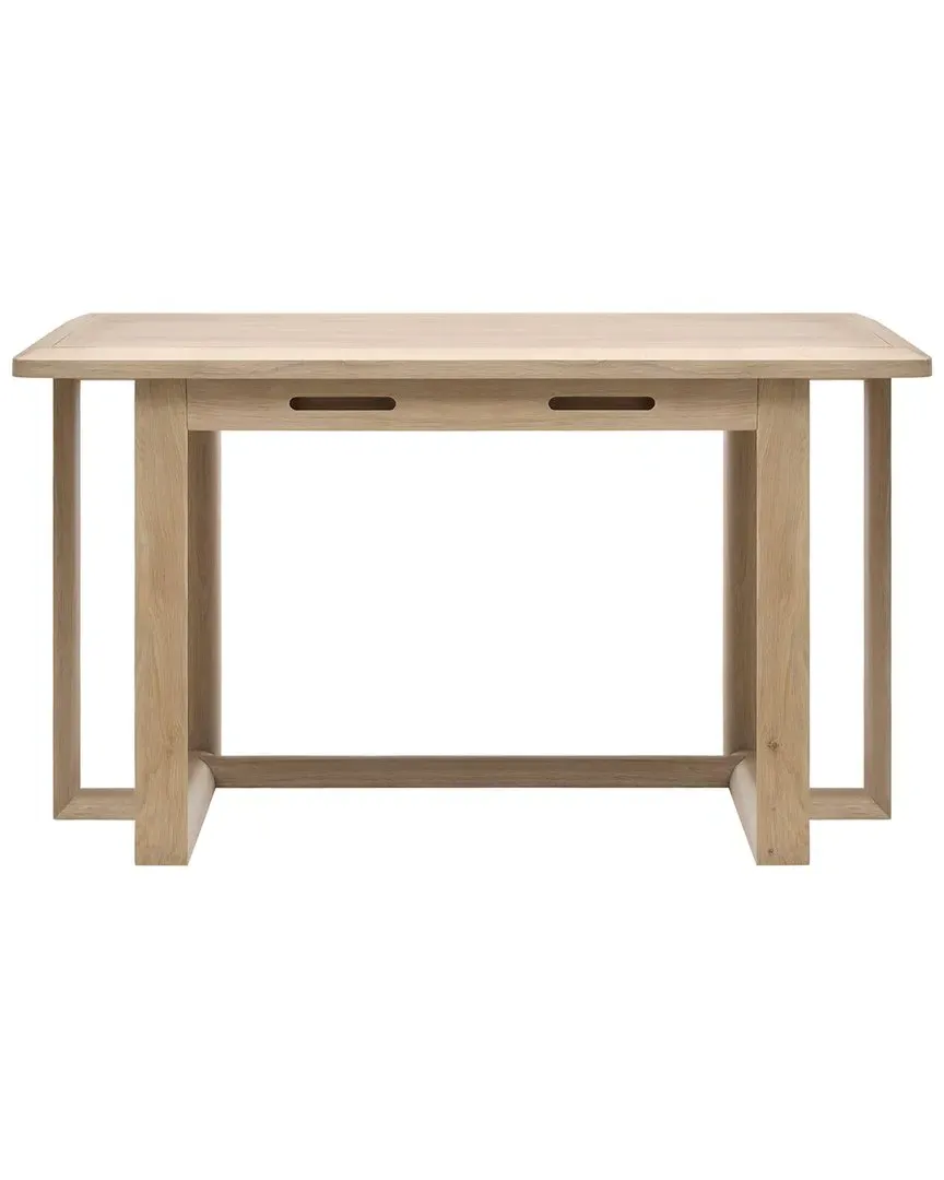 Becky Owens Taft End Table - Beige, Hemlock