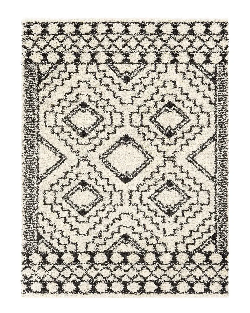 Beni Shag Rug - Cream, Polypropylene