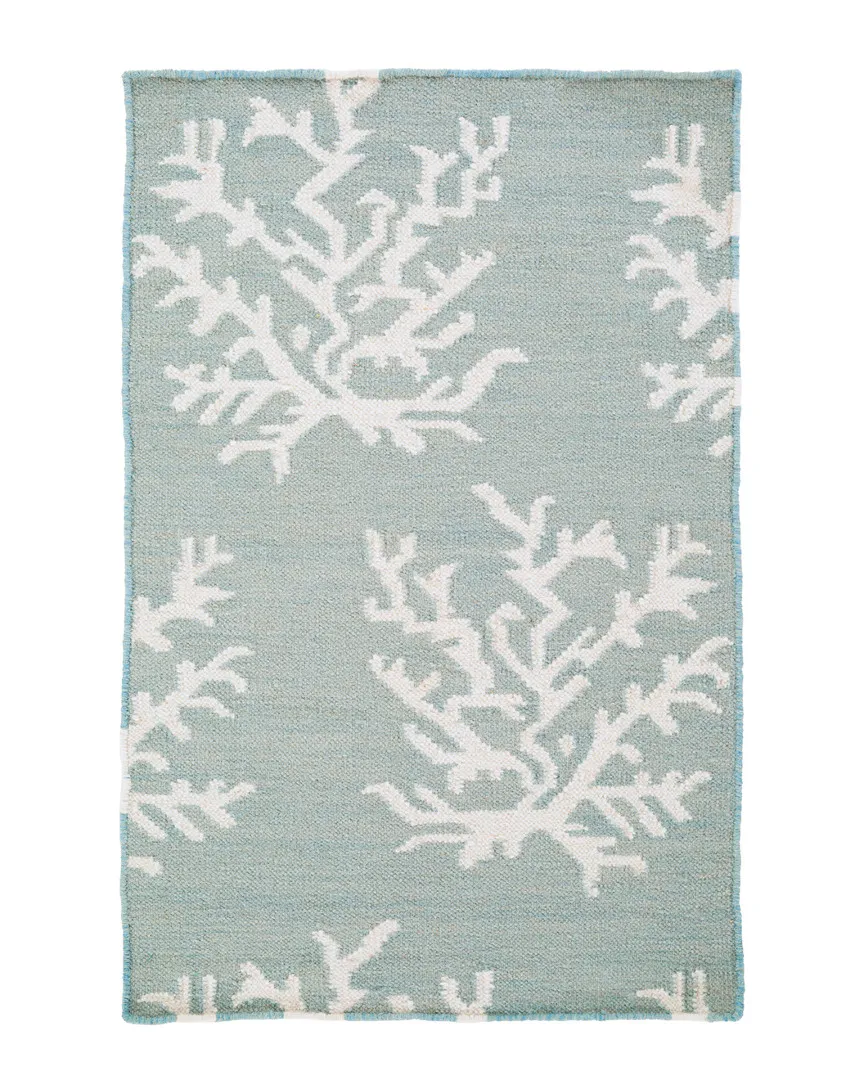 Boardwalk Hand-Woven Rug - Blue, Wool