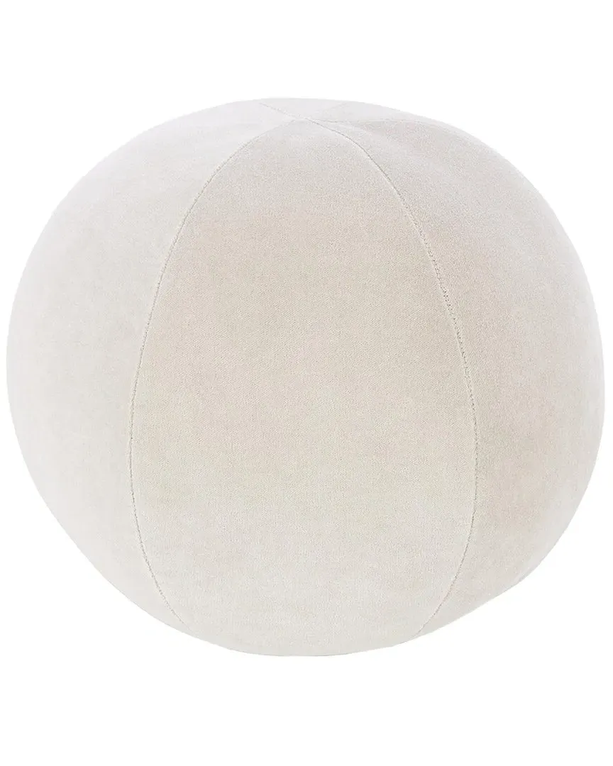 Bola Lumbar Pillow - White, Cotton image