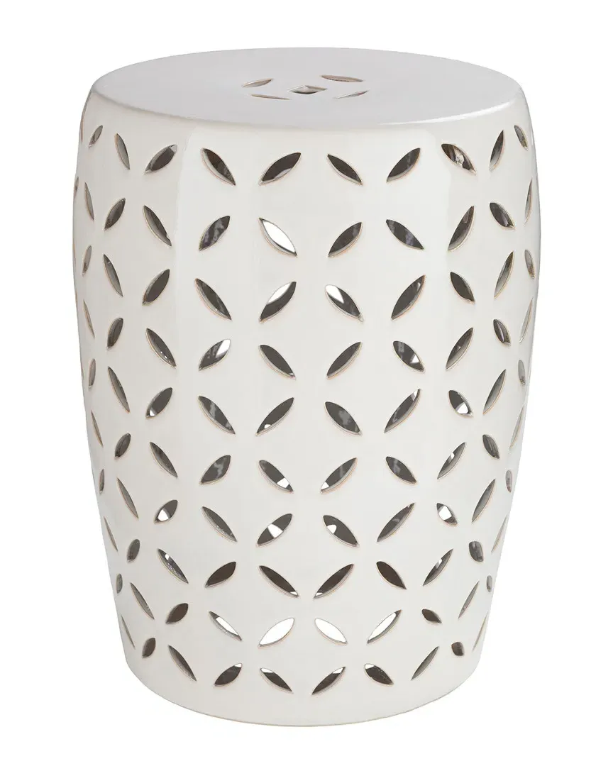 Chantilly Indoor/Outdoor Stool - Ivory, Ceramic image