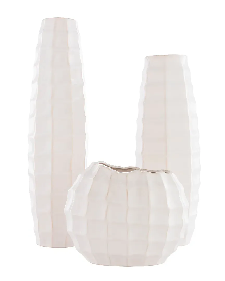 Cirio Vases Set - Cream, Ceramic image