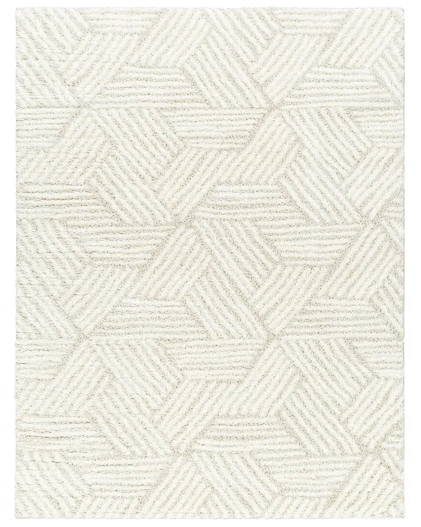 Cloudy Shag Rug - Cream, Polyester
