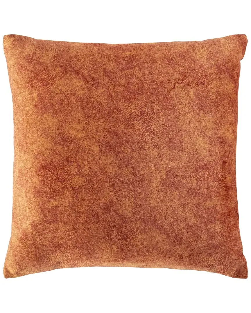 Collins Down Pillow - Rust, Polyester