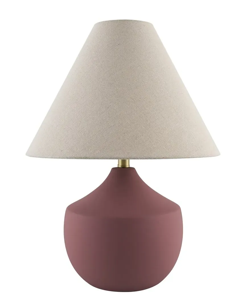 Conju Accent Table Lamp - White, Ceramic