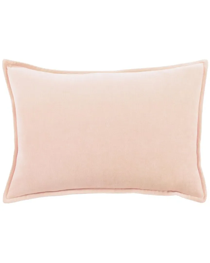 Cotton Velvet Accent Pillow - Orange