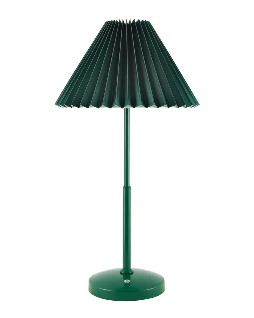 Denham Accent Table Lamp - Brown, Rattan