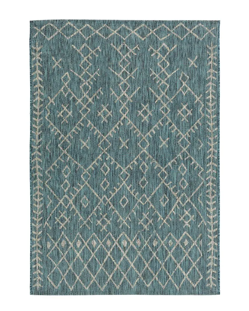 Eagean Global Rug - Aqua, Polypropylene image