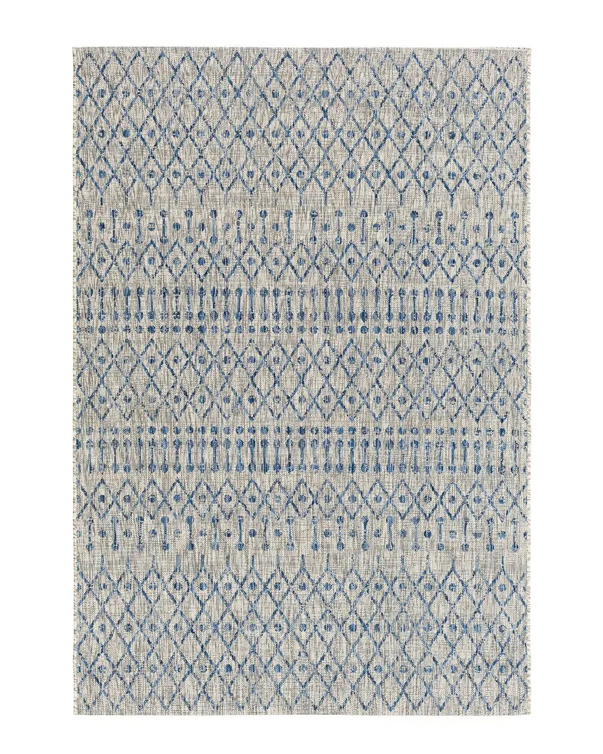 Eagean Global Rug - Denim, Polypropylene