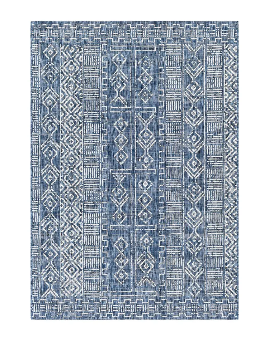 Eagean Global Rug - Denim, Polypropylene