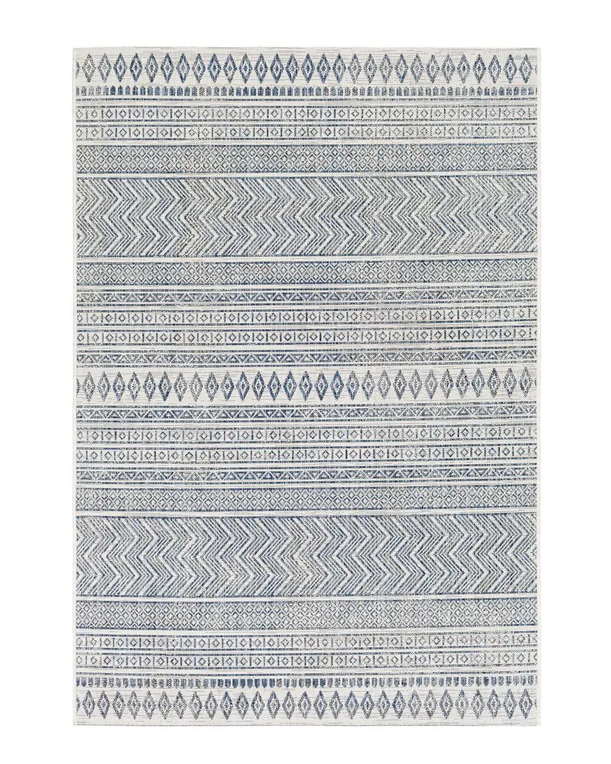 Eagean Global Rug - Denim, Polypropylene