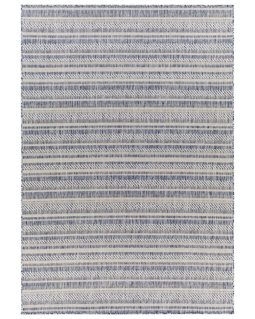 Eagean Indoor/Outdoor Rug - Navy, Polypropylene