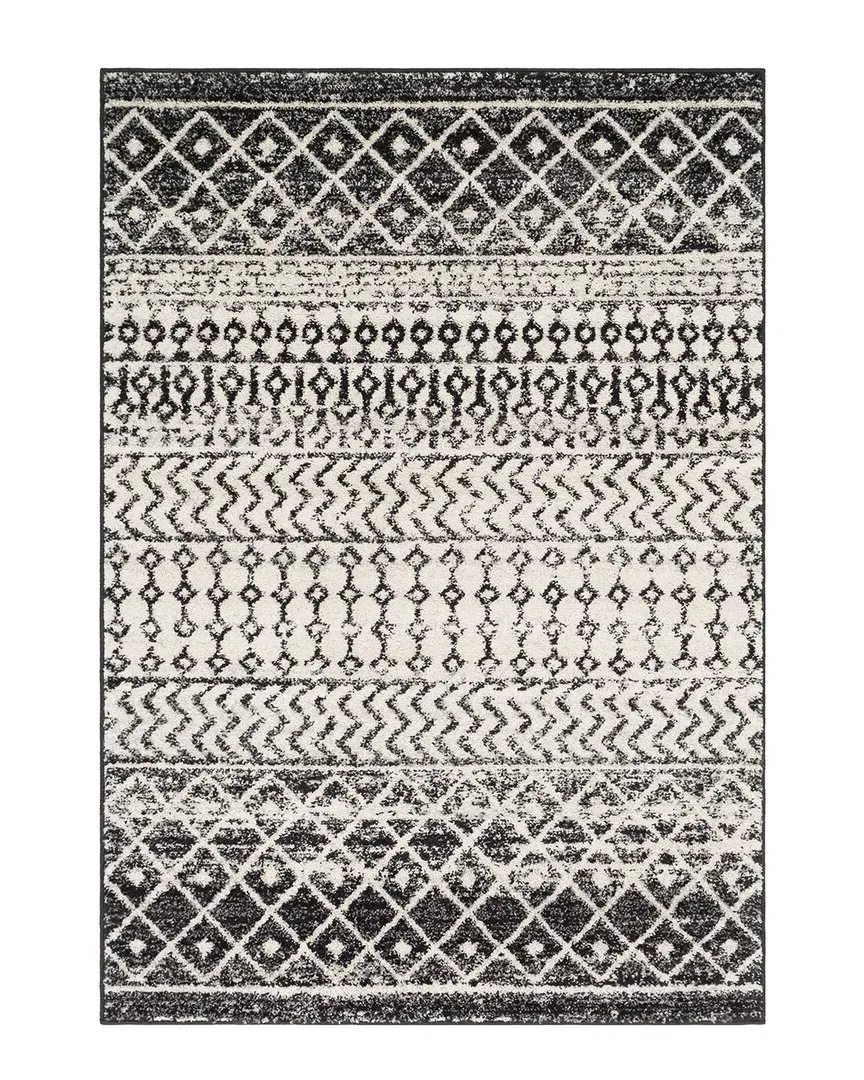 Elaziz Global Rug - Black, Polypropylene