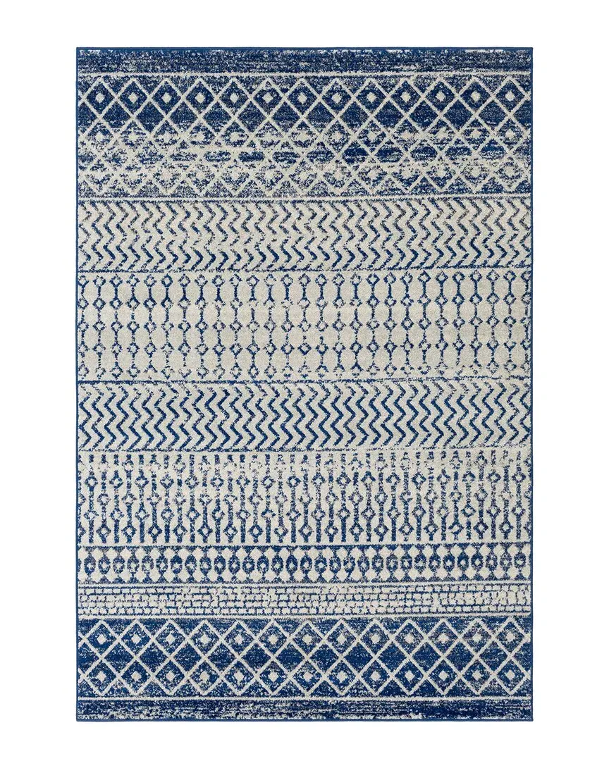 Elaziz Global Rug - Blue, Polypropylene
