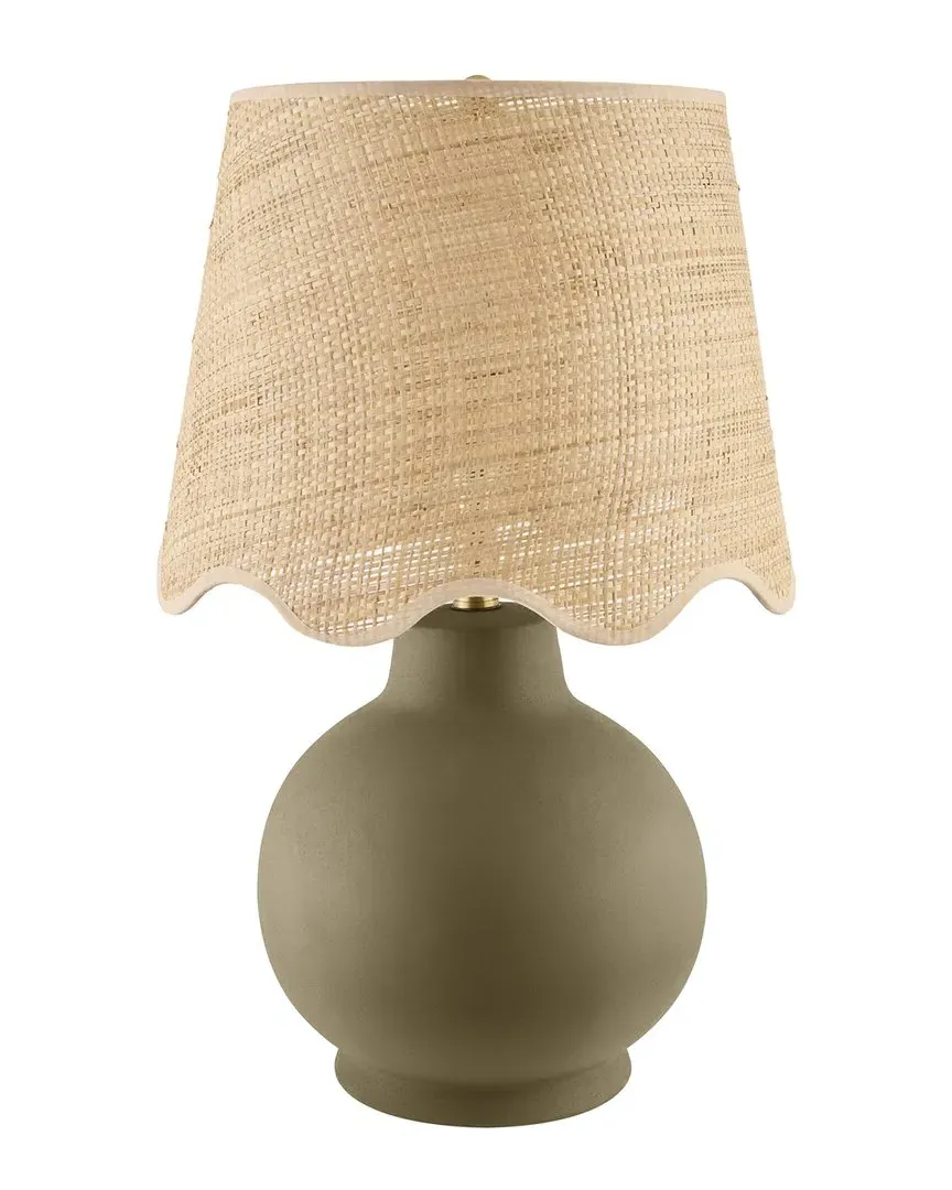 Elvas Accent Table Lamp - Cream, Iron