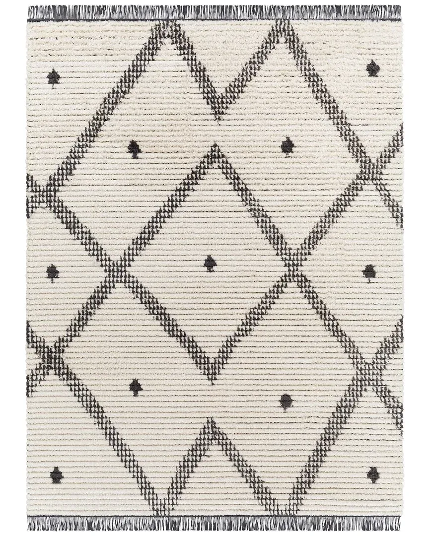 Enzo Global Rug - Black, Polyester image