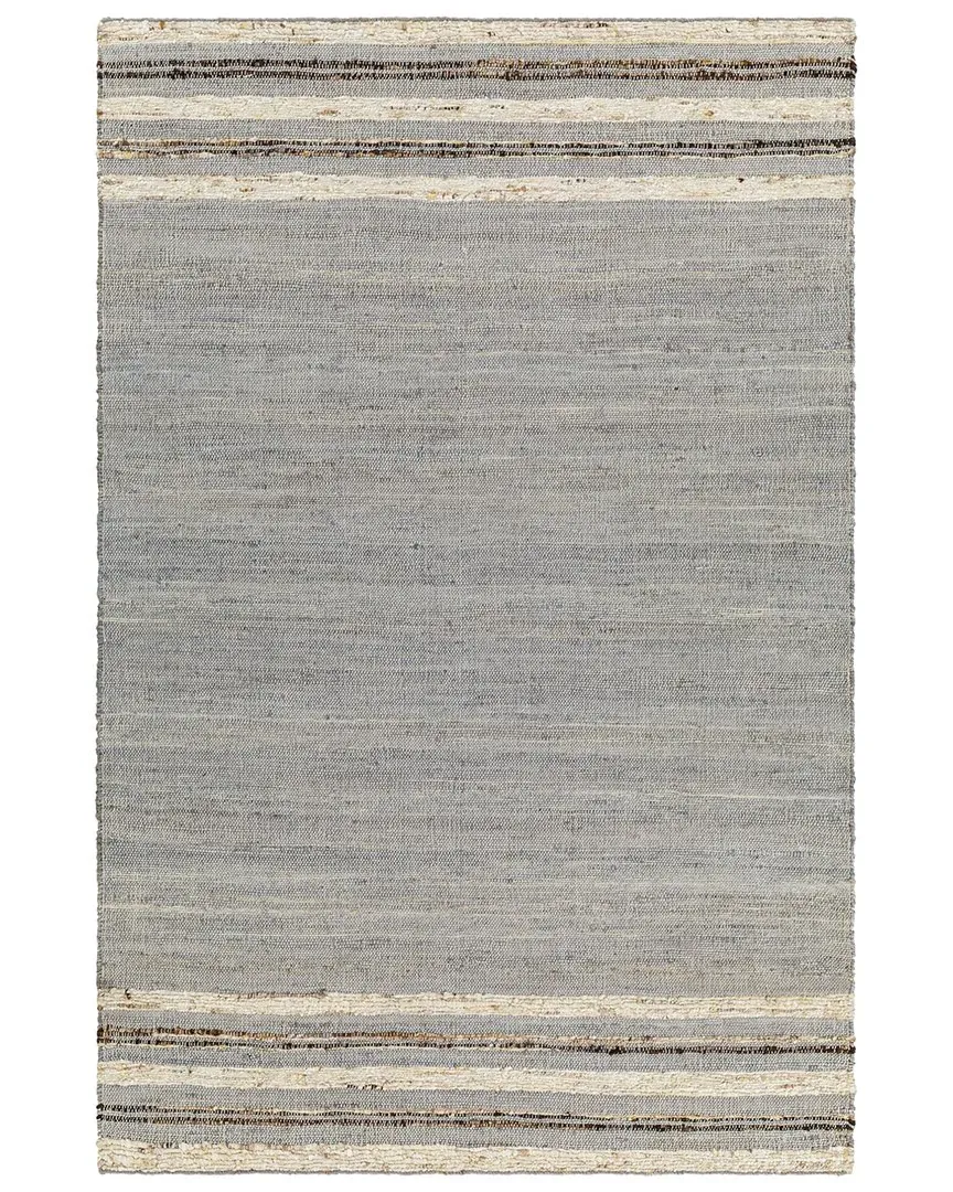 Geneva Hand Woven Rug - Sage, Jute & Wool image