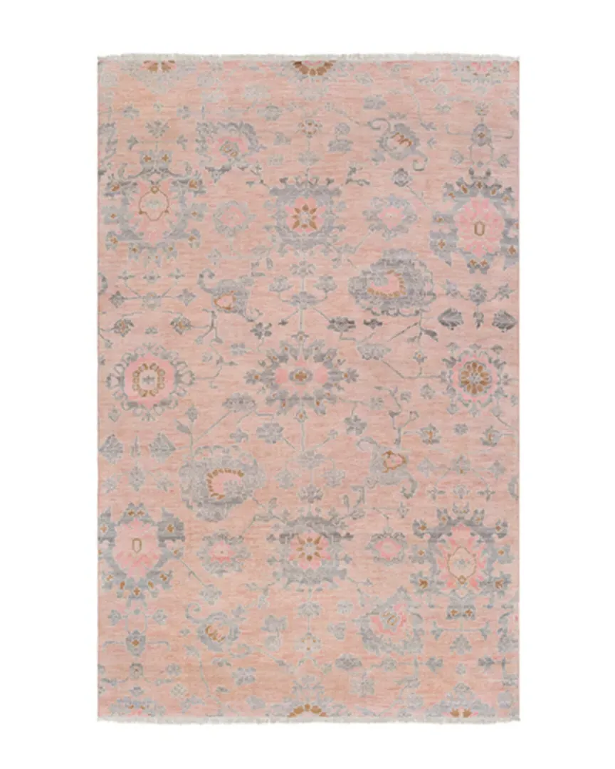 Gorgeous Hand Knotted Rug - Beige, Viscose