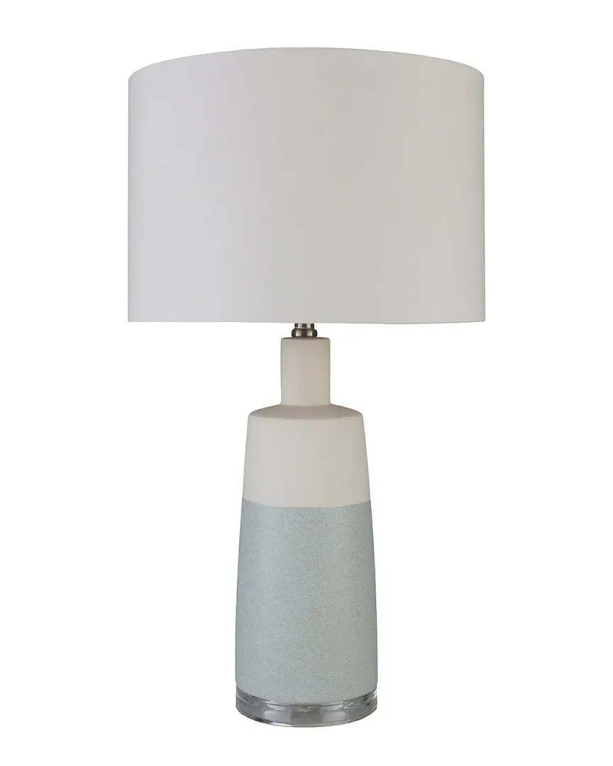 Healey Table Lamp with Linen Shade - White image