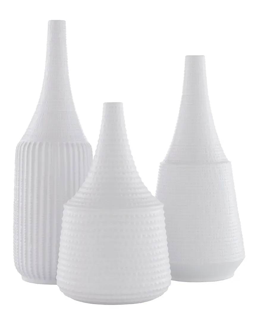 Ikon Collection Vase Set - White, Ceramic image