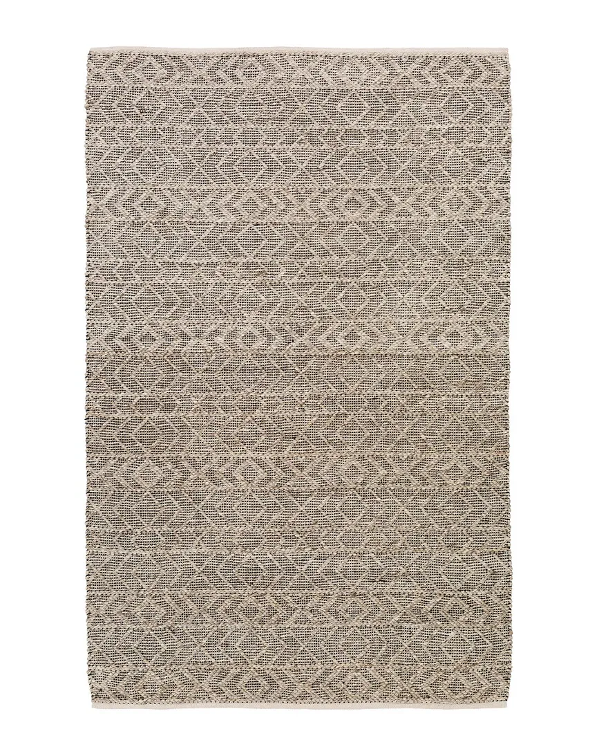 Ingrid Hand-Woven Rug - Black Ivory Taupe