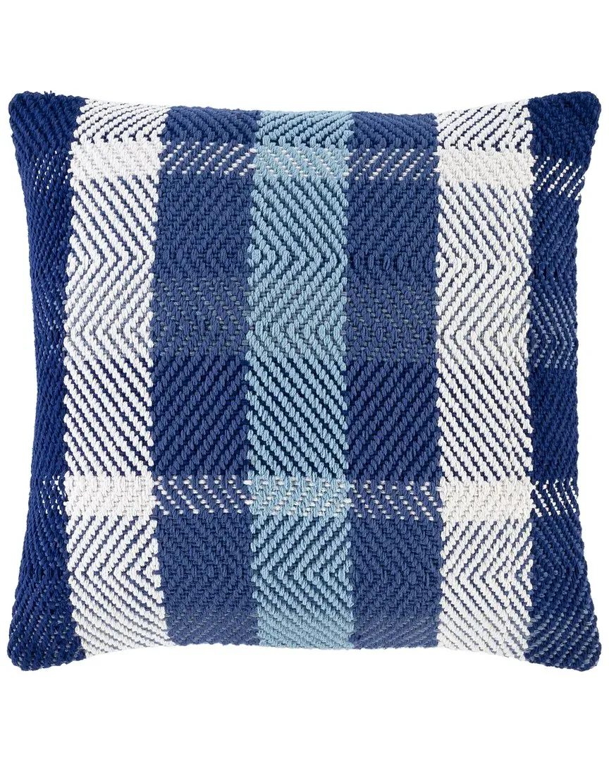 Jacobean Pillow Cover - Blue, Cotton image