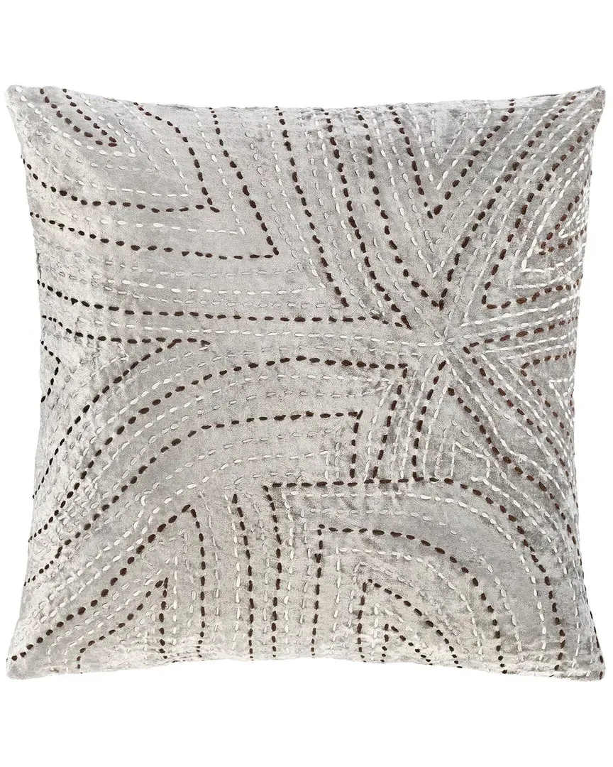 Kenzo Pillow - Gray, Cotton Velvet image
