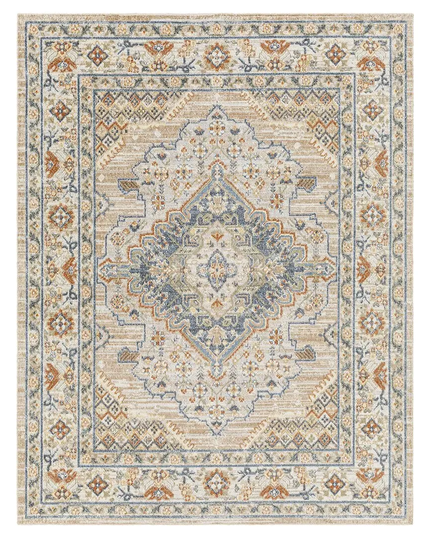 Lillian Machine-Washable Rug - Beige, Polyester image