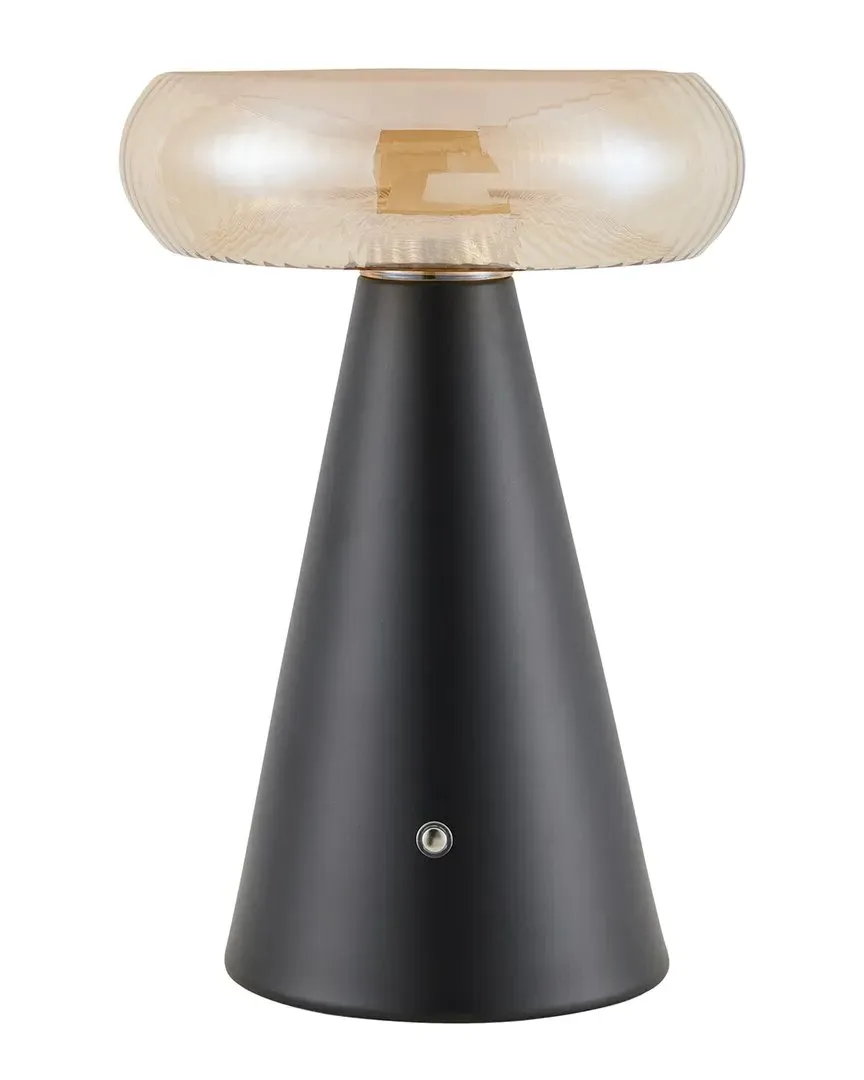 Livabliss Mafra Accent Table Lamp - Black, Iron