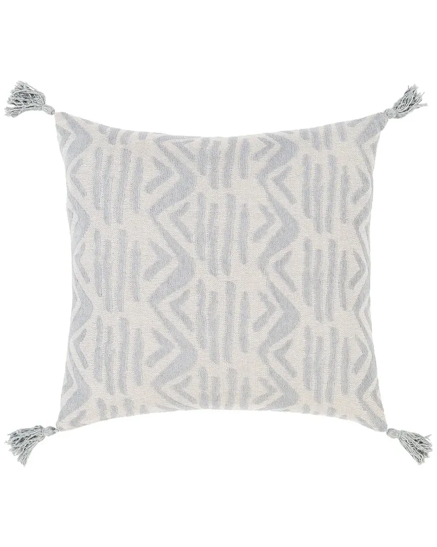 Madagascar Decorative Pillow - Medium Gray, Cotton