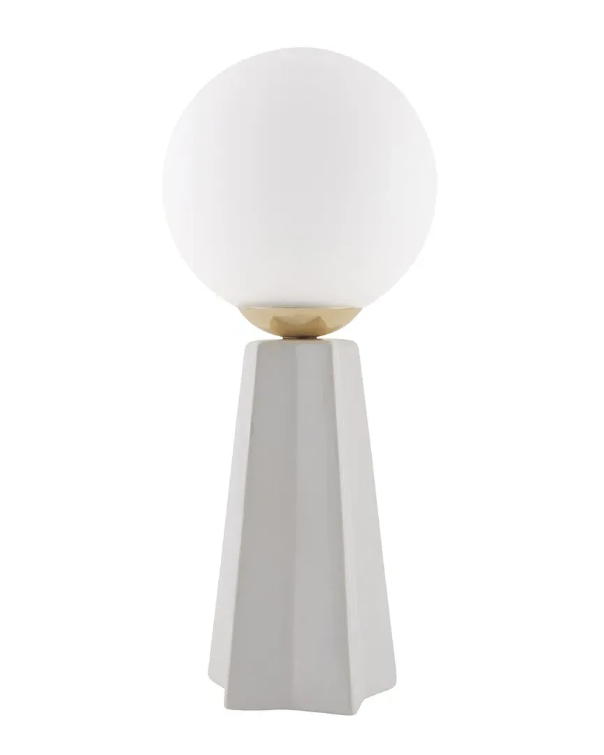 Mafra Accent Table Lamp - White, Iron
