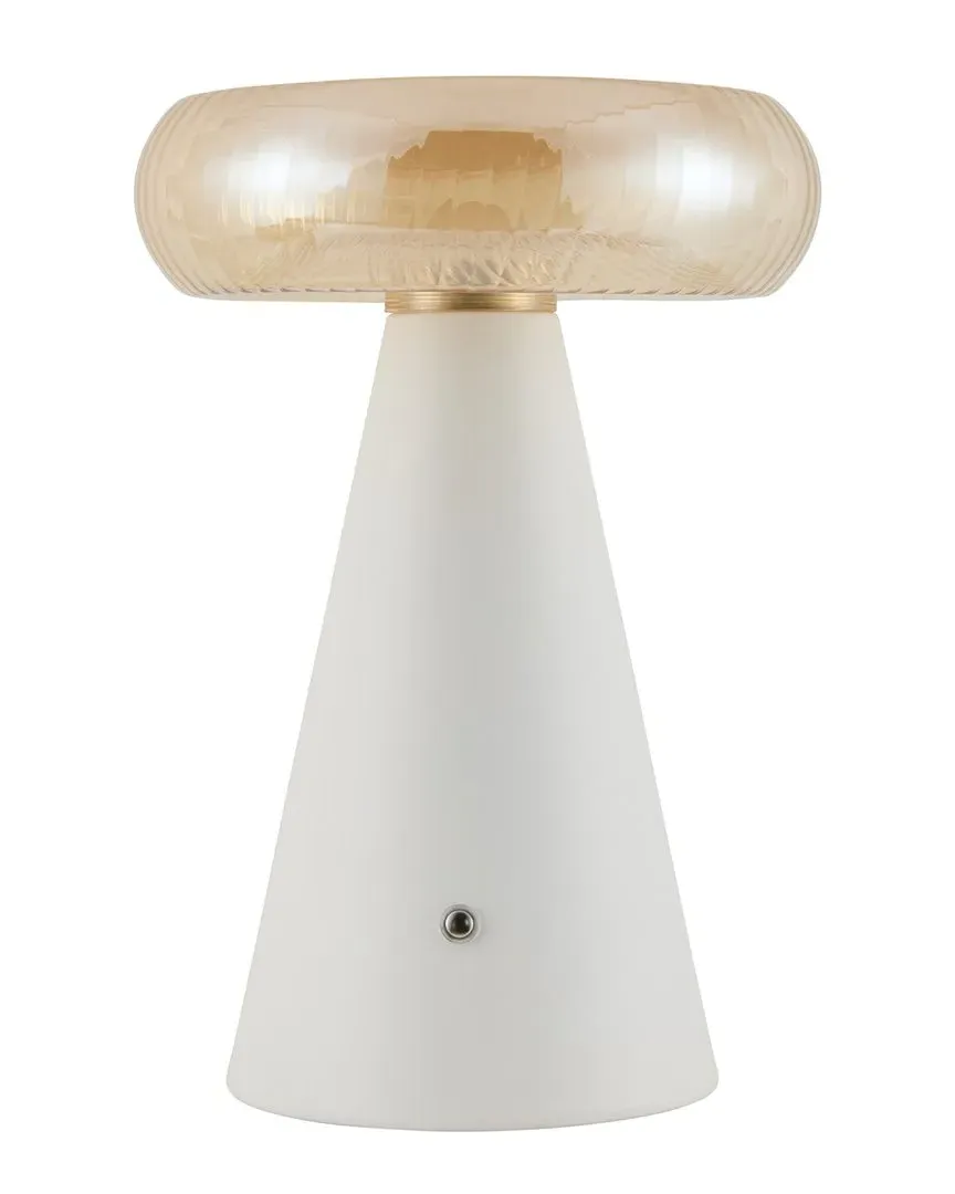 Mafra Accent Table Lamp - White, Iron