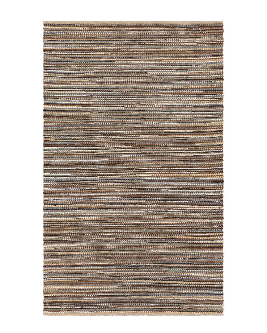 Maren Hand-Woven Rug - Blue, Jute