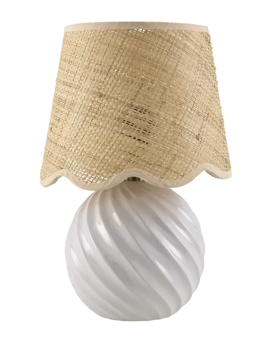 Melbu Accent Table Lamp - Blue, Ceramic