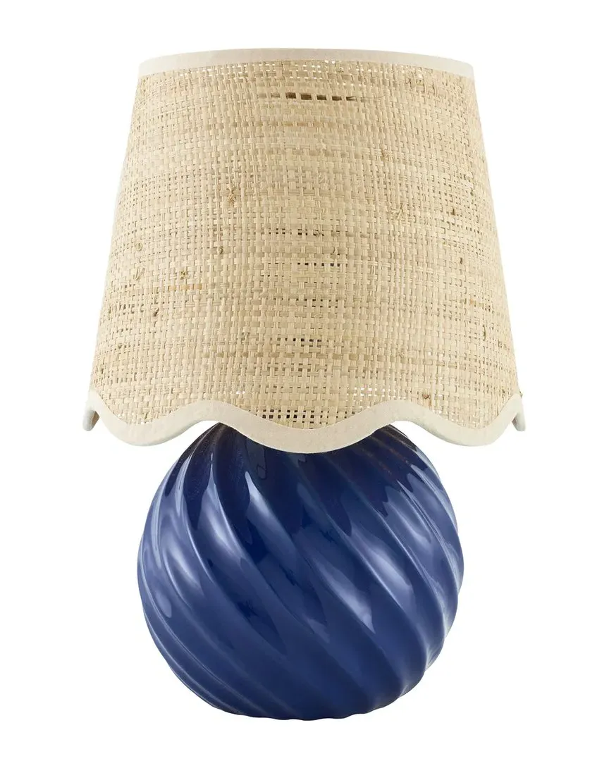 Melbu Accent Table Lamp - Green, Ceramic