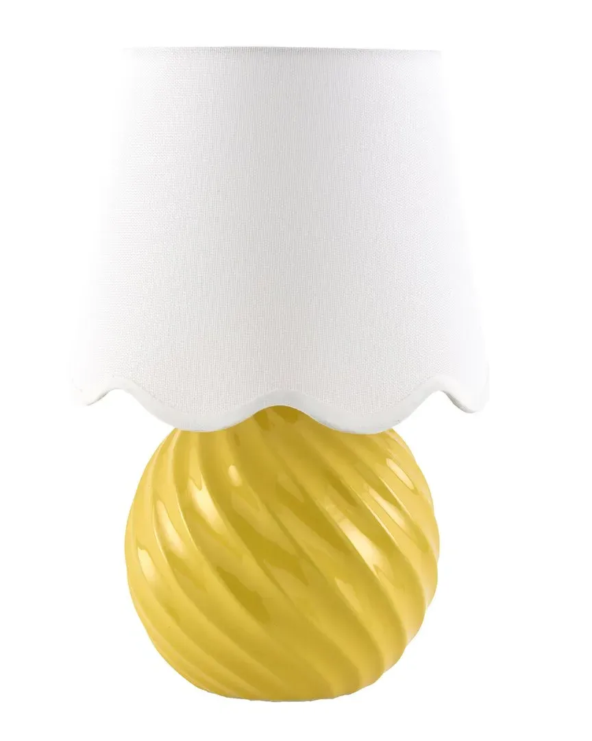 Melbu Accent Table Lamp - Green, Ceramic