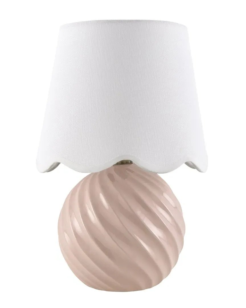 Melbu Accent Table Lamp - Green, Ceramic