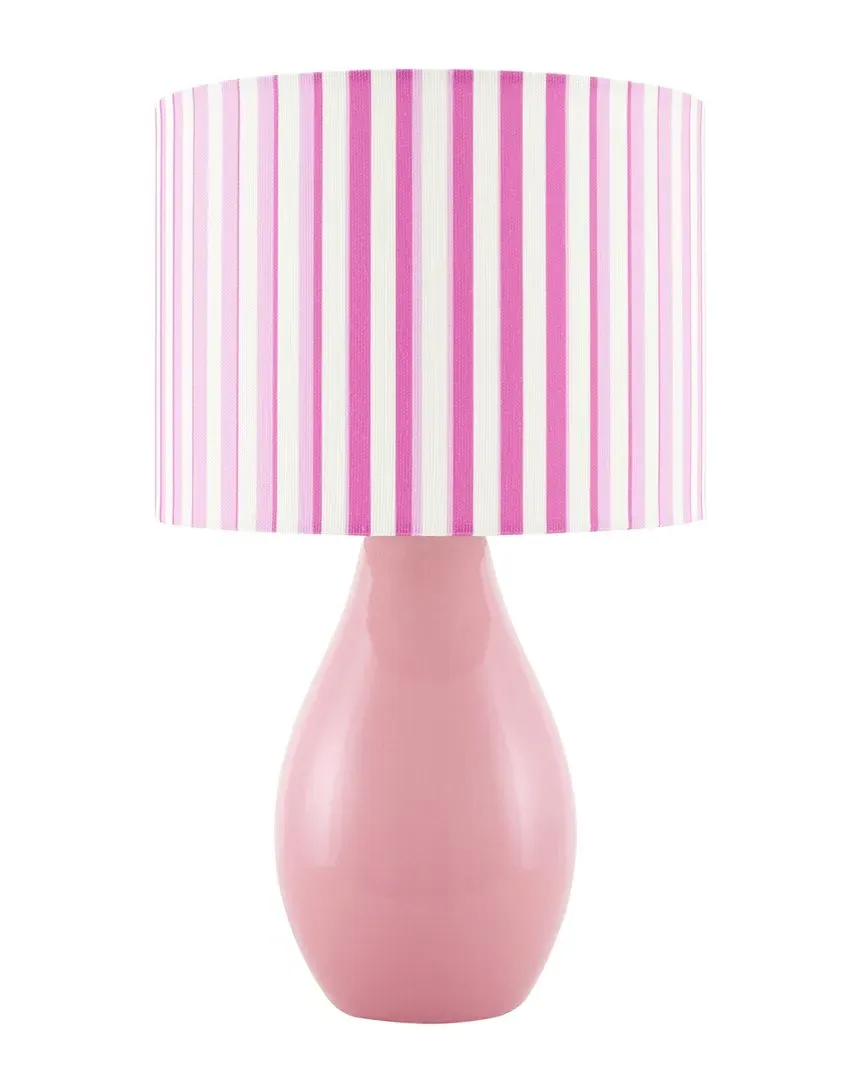 Melbu Accent Table Lamp - Pink, Ceramic