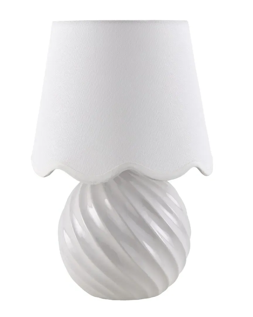 Melbu Accent Table Lamp - Tan, Ceramic