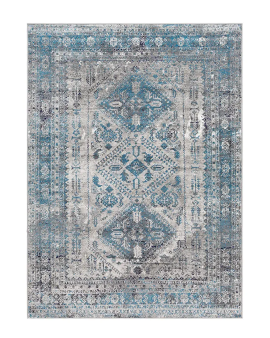 Monte Carlo Machine Woven Rug - Light Gray image