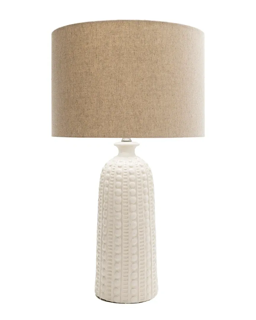 Newell Table Lamp - White, Ceramic image